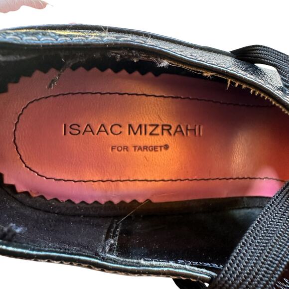 Isaac Mizrahi Brogue Oxford Lace Up Wingtip Heels SZ 8.5 Coquette Pinup Y2K - Picture 12 of 12